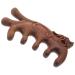 Patkaw Wooden Massage Comb | Broad Tooth Scalp Massager | Retro Decorative Kamm & Gua Sha Tool | Manual Acupuncture Massager for Fatigue Relief | International Shipping Available - Buy Online on GoSupps.com