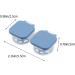 Portable Glasses Case & Contact Lens Holder - Travel Storage Container for Lenses & Glasses - Buy Online on GoSupps.com