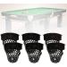 6pcs Billiard Pockets Set | Heavy Duty Pool Table Web Shield Drop Bag Nets | 24cm/9.45inch Black | CALIDAKA - Buy Online on GoSupps.com