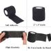 Yuelong 8Pcs Cohesive Grip Tape - Self-Adherent & Strong Sports Tape Wrap for Athletes - Black Bandage Rolls - Buy Online on GoSupps.com