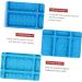 STOBOK Chocolate Molds 3pcs Mold Silica Gel Crystal Chocolate Candies 3D Resin Molds Bluex3pcs 20.5X8.5X0.8CMx3pcs - Buy Online on GoSupps.com