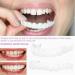 Dentures Teeth Temporary Braces Set with Holder - Imitation Fake Teeth for Whitening Upper & Lower Teeth - Buy Online on GoSupps.com