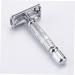 FOMIYES Stainless Steel Safety Razor - Manual Shaver with Double Blade Chrome-Plated Double-Sided Holder for a Superior Shaving Experience - Buy Online on GoSupps.com