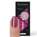 Original Miss Sophie Nail Foils Pink Burlesque I 24 Ultra-Thin Nail Polish Strips with Glitter in Pink I Fingernails & toenails I Holds on Natural Painted Acrylic Gel & Shellac Nails Pink Burlesque 24