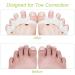 Silicone Toe Spacers 8 Pcs Toe Separators to Correct Toes Hammer Toe Straighteners for Men Women Feet Toe Stretchers for Overlapping Hammertoe Bunion Corrector for Running Yoga Practice - Buy Online on GoSupps.com