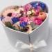 BBJWRAPS Heart Shaped Flower Box with Lid - Luxury Paper Mache Gift Box for Florist Deliveries - 9x8x6.5 inches (White) - Buy Online on GoSupps.com
