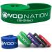 WOD Nation Pull Up Assistance Bands - 10-175lbs Best for Pull-Up & Chin-Up Support Resistance Training Stretching & Mobility 41 inch Green Straps (50-125 lbs - Buy Online on GoSupps.com