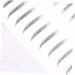 FRCOLOR 2 Pairs Waterproof Makeup Stickers Waterproof Artificial Eyebrow Template Cosmetic 4d Makeup Tools - Buy Online on GoSupps.com