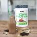 Weider Vegan Protein (540g) Brownie-Chocolate Flavor | 100% Plant-Based Protein with Vitamin B12 & Stevia | Gluten Free | 21g/Serving Pea Isolate & Rice | No Sugar | 18 Servings - Buy Online on GoSupps.com