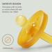 Natursutten Pacifier 12+ Months - Natural Rubber Eco-Friendly BPA-Free Infant Pacifier - Made in Italy - 1 Piece - Buy Online on GoSupps.com