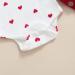 Baby Girl Clothes Set | Long Sleeve Flower Bodysuit Romper & Corduroy Overall Dress | Infant Outfits 12-18 Months (Red) - Buy Online on GoSupps.com