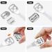 2 Callus Shaver Sets with 20 Replacement Blades | Foot Care Tools for Hard Skin Removal | Hand and Feet Exfoliation Kit (White) - Buy Online on GoSupps.com
