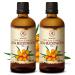 Pure Sea Buckthorn Oil 200ml - Cold-Pressed Sanddorn Oil for Skin & Body Care - Natural Hippophae Rhamnoides Carrier Oil - Buy Online on GoSupps.com