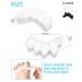 Golbylicc Gel Toe Spacers 3 Pairs - Soft Toe Separators for Children & Adults - Bunion Corrector & Plantar Fasciitis Relief - Toe Straightener for Correct Toe Alignment (Small-Black) - Buy Online on GoSupps.com