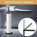 LAYUKI Free Standing Toilet Paper Holder in Matte Black Stainless Steel - Rustproof Bathroom Tissue Roll Stand - Buy Online on GoSupps.com