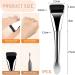 Irikdescia Flat Foundation Brush for Liquid Makeup Fishtail Shape Ultra Thin Makeup Brush Angled Liquid Foundation Brush for Liquid Creamy Concealer Brush - Buy Online on GoSupps.com