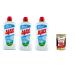 3 x Ajax Detersivo Pavimenti Classic Floor Cleaner Hygiene and Freshness 950 ml + Italian Gourmet Polpa 400 g