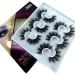 HBZGTLAD Fluffy False Eyelashes 3D Mink Strip Lashes Pack - Set of 5 or 6 Pairs (MDF-12) - Buy Online on GoSupps.com