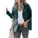Hehiy Classique Zip Up Veste En Cuir V ritable Dames - Manteau en Peau d'Agneau Femmes Leather Jacket Hiver Travail/Party - Gr n XXL - Buy Online on GoSupps.com