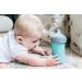 Mason Bottle Silicone Baby Bottle with Medium Flow Nipple - 8 Ounce, BPA Free, Non-Toxic - Made in USA - Teal (1 Count) - Buy Online on GoSupps.com