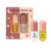 Browsluv Lip Plumper Kit - Instant Fuller Lips Serum, Hydrating Gloss, Day & Night Moisturizing - 3pcs - Buy Online on GoSupps.com
