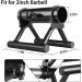 Landmine Handle T Bar Row Attachment - Solid Steel Black Powder-Coated | BRTGYM | Ideal for 2 Olympic Barbell Back Training - Buy Online on GoSupps.com