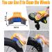QeeHeng Precision Bicycle Cleaning Brush Tool Set - Ideal for Mountain, Road, City, Hybrid, BMX, and Folding Bikes | 10 Pieces - Buy Online on GoSupps.com