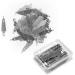 Jofefe 60Pcs Stainless Steel Needle Threader Set - Embroidery Cross Stitch Tools for Large Eye Needles - DIY Sewing Kit with Clear Box - Buy Online on GoSupps.com