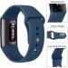 3 Pack Silicone Bands for Fitbit Charge 4 Bands for Women Men  Soft Breathable Sport Replacement Wristbands for Fitbit Charge 4/Charge 3/Charge 3 SE (Black/Navy Blue/Grey  Small) Black/Navy Blue/Grey Small - Buy Online on GoSupps.com