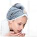 Zerodeko Coral Fleece Dry Hair Hat Buckle Hair Ring Miss - Buy Online on GoSupps.com