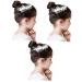 FRCOLOR Pearl Hair Accessories Wedding Barrette Wedding Rhinestone pearl hair clips Rhinestone Bridal pearl hair for women hair combs for women Small and fresh Miss Women Hair Accessories