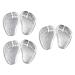 Didiseaon 3 Pairs Forefoot Slipper Pad Sandal Cushions Shoes Grip Pads Heeled Sandal High Heel Insoles Silicone Pads Forefoot Cushions Transparent Heels Cushion Sandals Liner Gel Painless