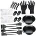 Beaupretty 1 Beard Cape Hair Tint Tool Beard Kits Hair Dye Coloring Kit Mixing Hair Tinting Kit Hair Dryers Hair Dye Tool Hairdressing Bowl Diy Salon Tool Disposable Cloak