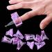 VNC 10 PCS Purple Nail Tips Clip for Polygel Extension Forms - UV LED Builder Clamps for DIY Manicure - Buy Online on GoSupps.com