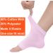 Vented Moisturizing Gel Heel Socks 3 Pairs - Toeless Spa Socks for Foot Care Treatment - Cracked Heels, Dry Feet, Foot Calluses - Gray, Green, Pink - Buy Online on GoSupps.com