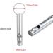 Buy Hezhou 14-Piece Aluminum Sport Whistle Set - Perfect for Camping Hiking & School Activities - Key Ring Included - Buy Online on GoSupps.com