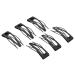 Revlon Rubberized Double Grip Black Hair Clips - 6 Count (Pack of 1) - Buy Online on GoSupps.com