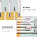 HOMSFOU 5pcs Soft Bristle Toothbrush - Spiral Silk Brush Eco-Friendly and Plastic-Free | International Shipping Available - Buy Online on GoSupps.com