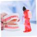 Gleavi 6 STK Mini Prosthesis Toothbrush Set - Travel-Friendly False Teeth Brush for Adults | Personal Cleaning Solution - Buy Online on GoSupps.com