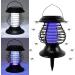 Solar Ultraviolet Insecticidal Lamp Waterproof Flies Mosquitoes and Insects Outdoors Lighting Gardens Patios Lawns Dual Functions