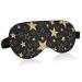 Haskirky Light Blocking Eye Mask Breathable and Adjustable Adult Men and Women Travel on Business Trips Yoga Meditation Light Smooth Comfortable Eye Mask Office Deep Sleep Goodies Glory Stars