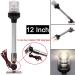 Geloo 12 Inch Boat Navigation Lights - White LED Fold Down Stern Light for Pontoon, Fishing Boat, Yacht - 360 Illumination - 3 NM Visibility - Buy Online on GoSupps.com
