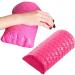 Pu Leather Nail Armrest Nail Pillow Hand Rest Detachable Manicure Hand Pillow Cushion Nail Art Accessories Tool for Nails Tech Rose Red