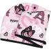 Hair Towel Wrap & Turban - Quick-Dry Hair Drying Towel with Button | Eiffel Tower & Butterflies Design - Buy Online on GoSupps.com