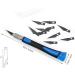 EHDIS Precision Hobby Knife Set Utility Craft Knife Kit with 10PCS Blades for Art  Working-Stencil  Scoring  Scrapbooking  Architecture Modeling  Crafting  Precision Knife-Blue - Buy Online on GoSupps.com