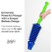 Luigi's Big Bad & Powerful Toilet Plunger - Clears and Unblocks All Toilets with Unique Bellows Design - Buy Online on GoSupps.com