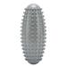 Massage ball durable odorless PVC muscle relief portable multifunctional foot massage roller for back plantar fasciitis (gray)