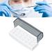 Dental Bur Box Holder - 18 Hole Organizer for Dental Disinfection & Cleaning | White Case for Dental Laboratories - Buy Online on GoSupps.com