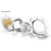 Chanzon LED Lens Optical Glass 44mm 60 + Reflector Collimator 50mm + Bracket for High Power Light SMD COB Chips - Buy Online on GoSupps.com