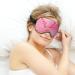 LynaRei Pink Golden Marbling Sleeping Mask - Adjustable Strap Eye Mask for Blocking Light - Buy Online on GoSupps.com